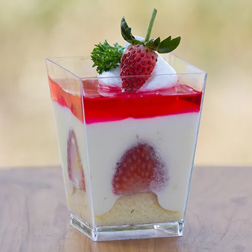 Erdbeer-Cheesecake im Glas