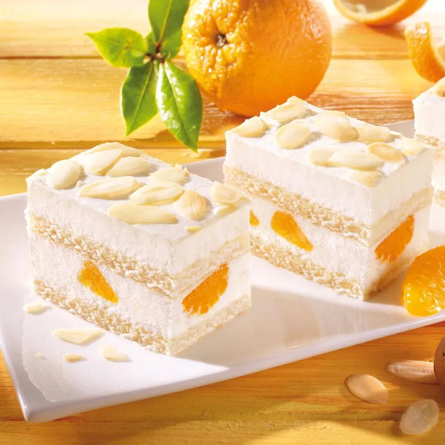 Mandarinen-Quark-Schnitten
