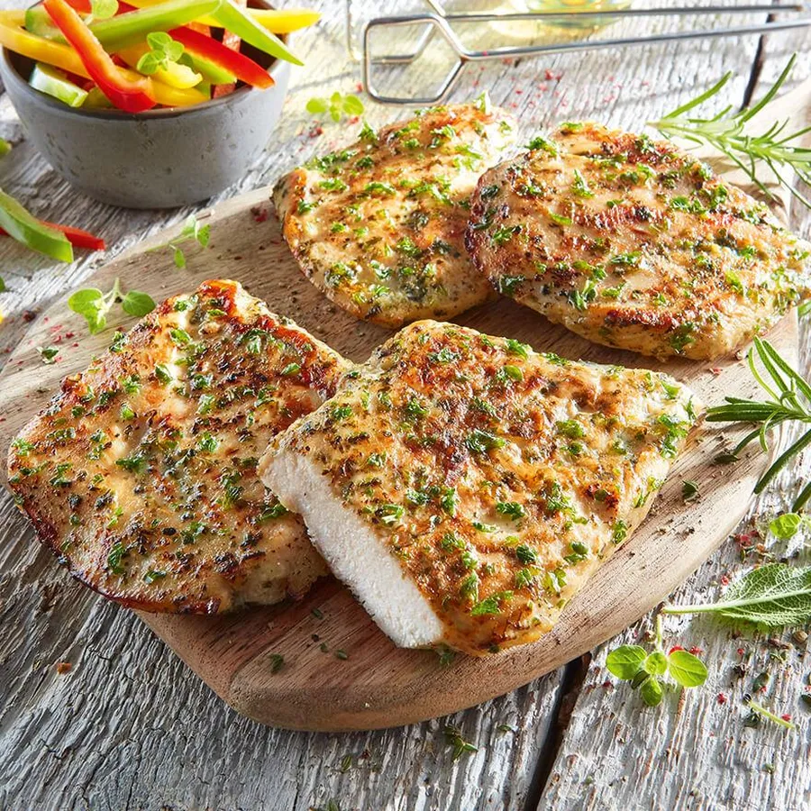 Hähnchen-Kräutersteaks