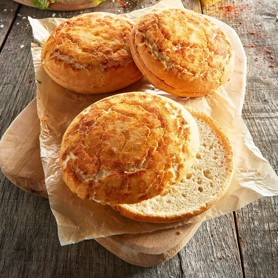 Spring-Burger-Brötchen