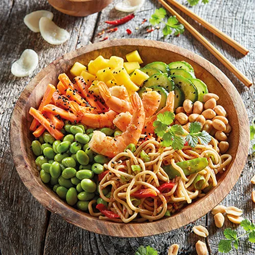 Asia-Nudelpfanne Bowl