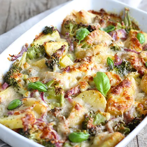 Hähnchenbrustauflauf mit Röschen Mix