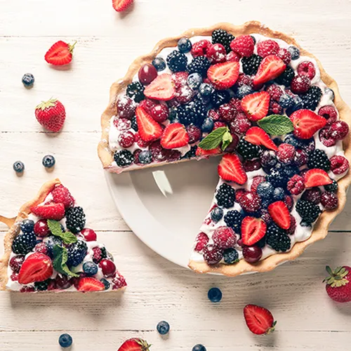 Bunter Beerenkuchen