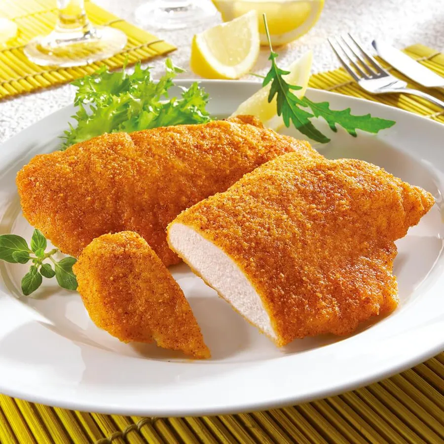 Hähnchen-Brustfilet, paniert